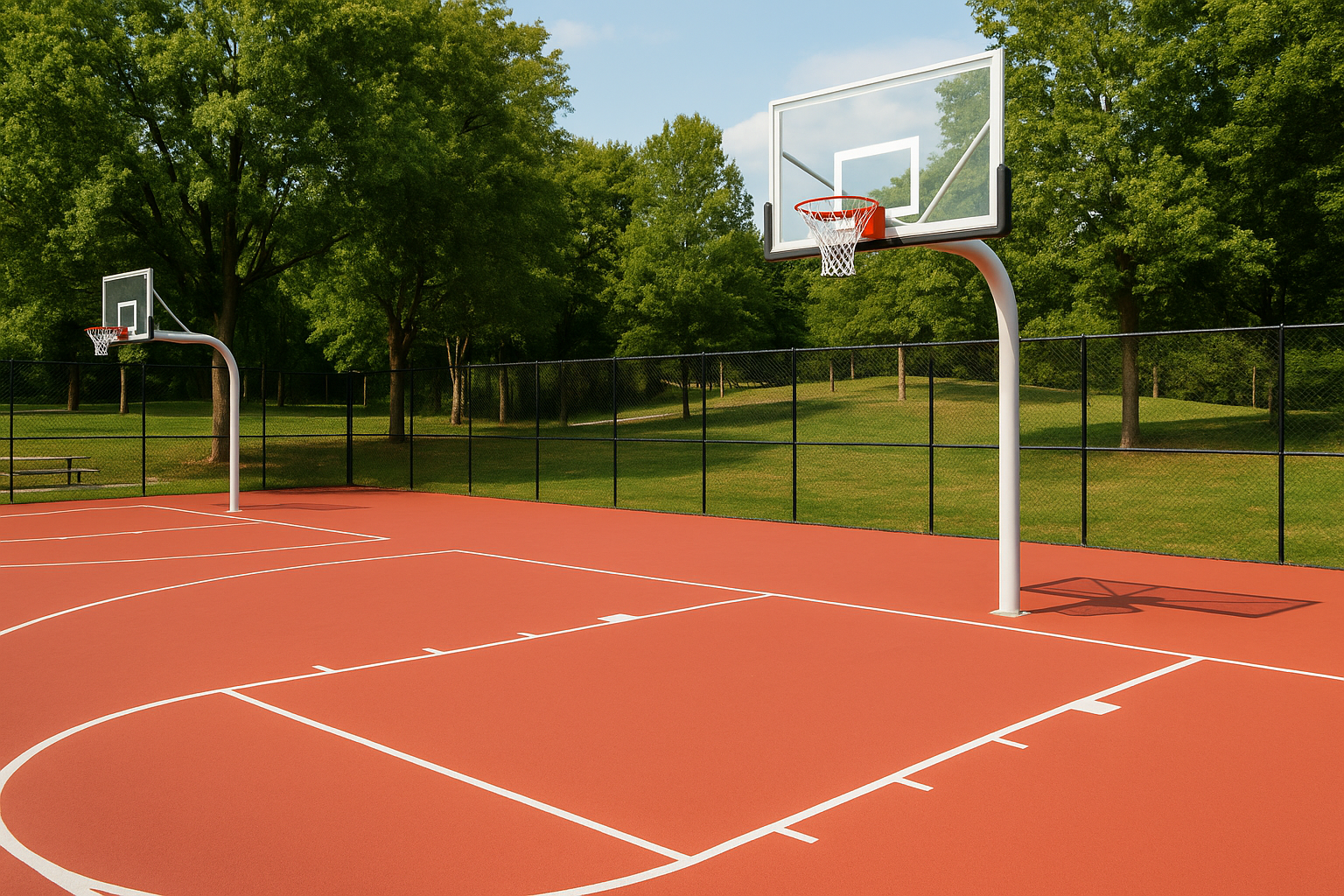 basketbol sahası yapımı